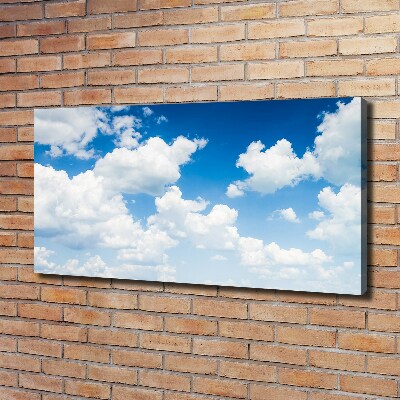 Canvas wall art Clouds in the sky