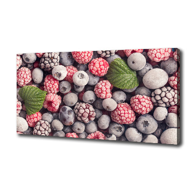 Canvas wall art Frozen forest fruit