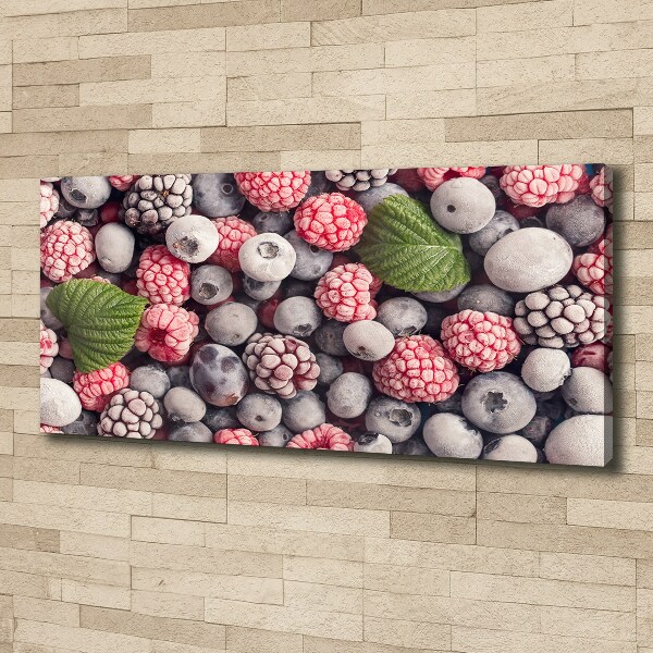 Canvas wall art Frozen forest fruit