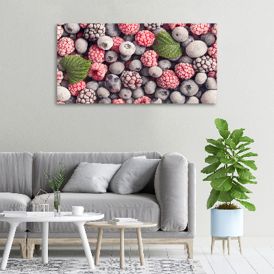 Canvas wall art Frozen forest fruit