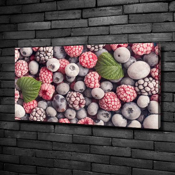 Canvas wall art Frozen forest fruit