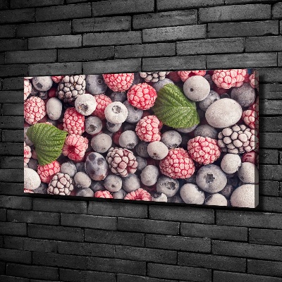 Canvas wall art Frozen forest fruit