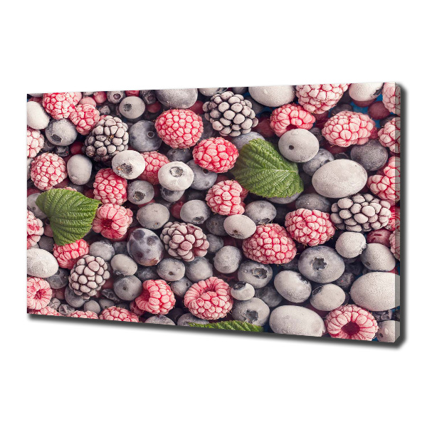 Canvas wall art Frozen forest fruit