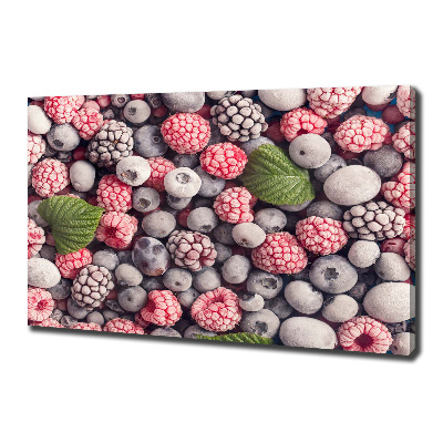 Canvas wall art Frozen forest fruit