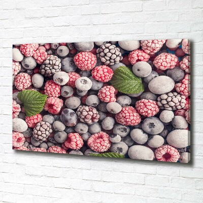 Canvas wall art Frozen forest fruit