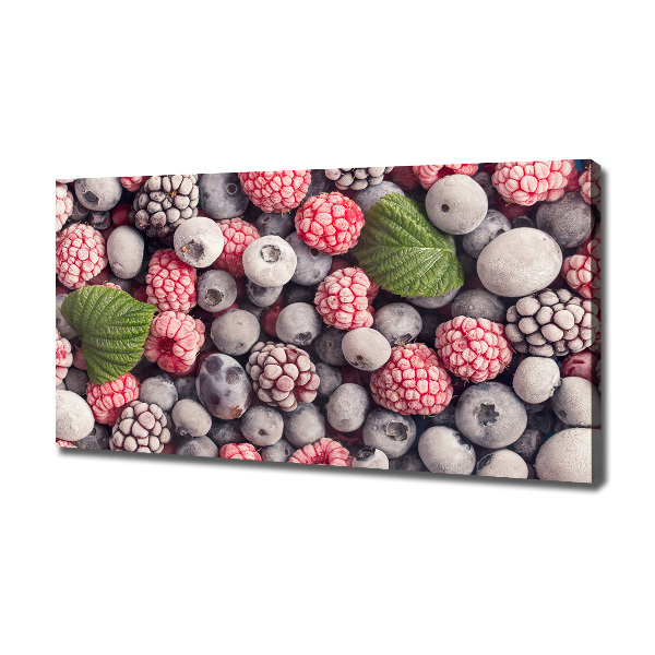 Canvas wall art Frozen forest fruit