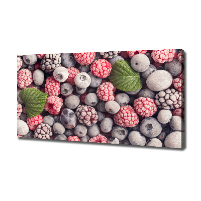 Canvas wall art Frozen forest fruit