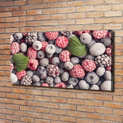 Canvas wall art Frozen forest fruit