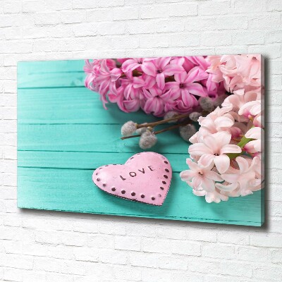 Canvas wall art Without heart