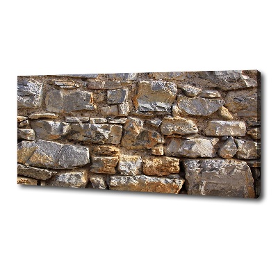 Canvas wall art Stone wall