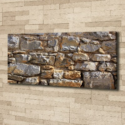 Canvas wall art Stone wall