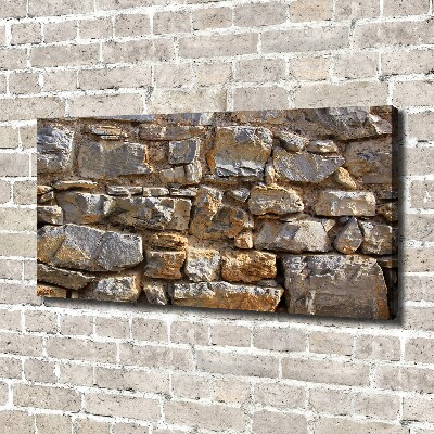 Canvas wall art Stone wall