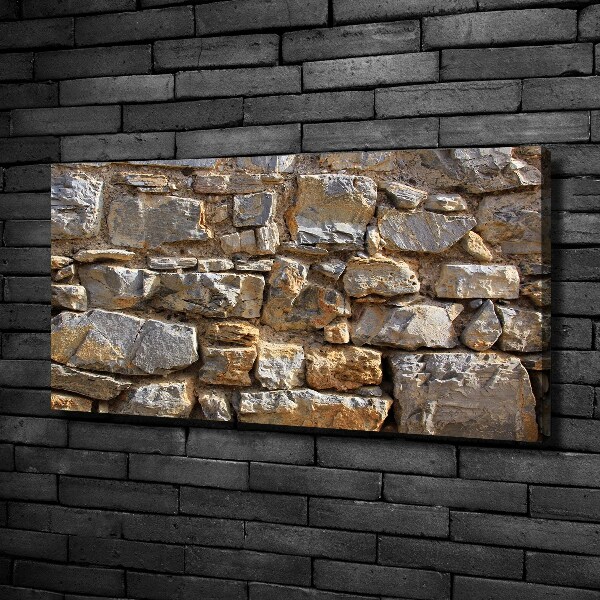 Canvas wall art Stone wall