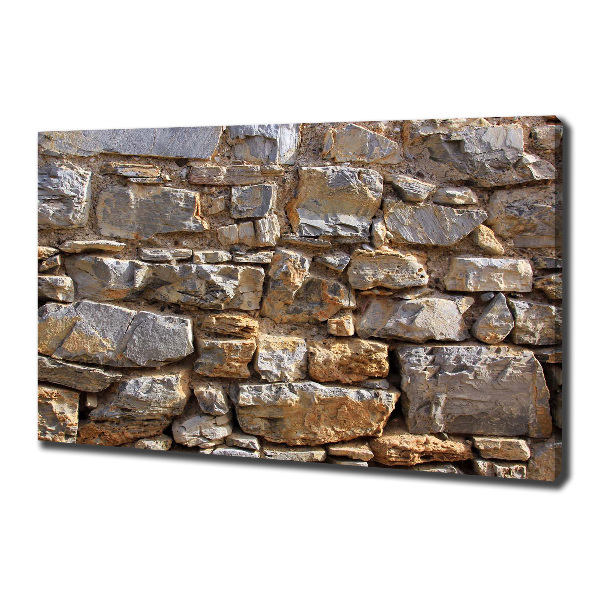 Canvas wall art Stone wall