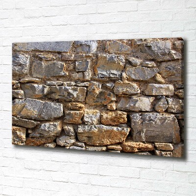 Canvas wall art Stone wall