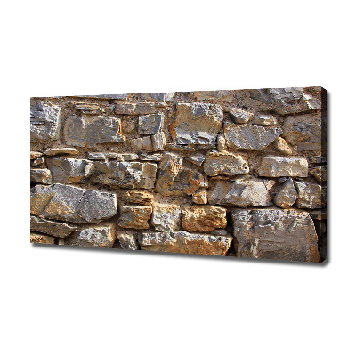 Canvas wall art Stone wall