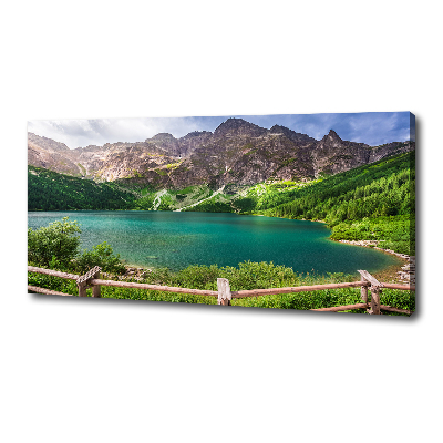 Canvas wall art Morskie Oko Tatry