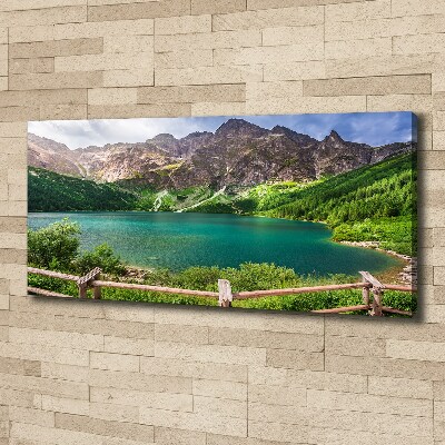 Canvas wall art Morskie Oko Tatry