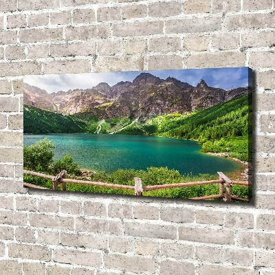 Canvas wall art Morskie Oko Tatry