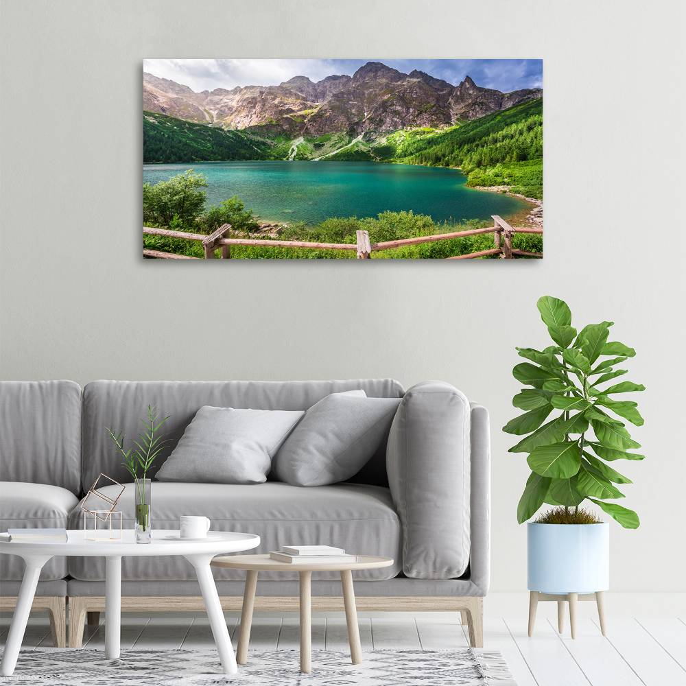 Canvas wall art Morskie Oko Tatry