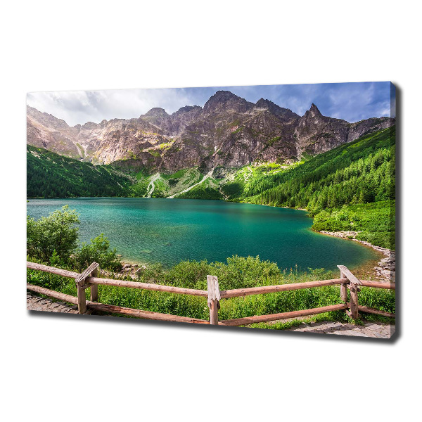 Canvas wall art Morskie Oko Tatry