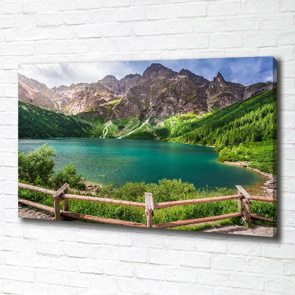 Canvas wall art Morskie Oko Tatry