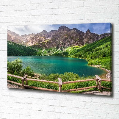 Canvas wall art Morskie Oko Tatry