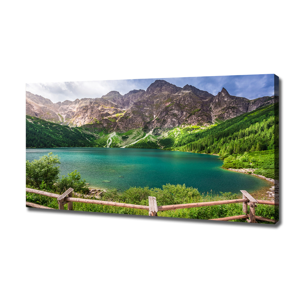 Canvas wall art Morskie Oko Tatry