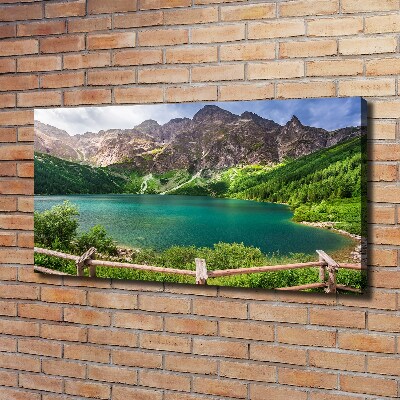 Canvas wall art Morskie Oko Tatry