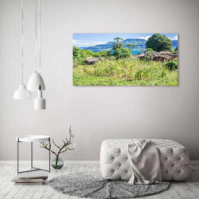 Canvas wall art Lake Malawi