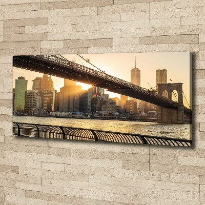 Canvas wall art Brooklyni bridge