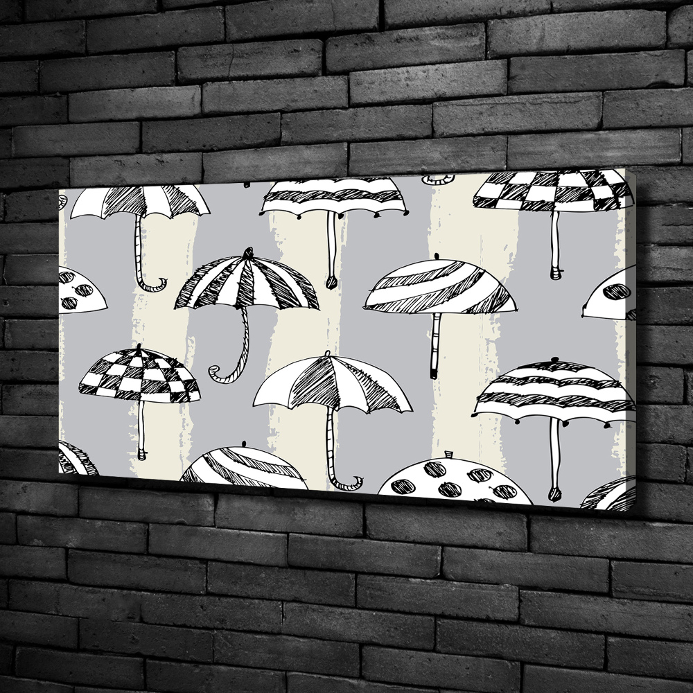 Canvas wall art Umbrellas