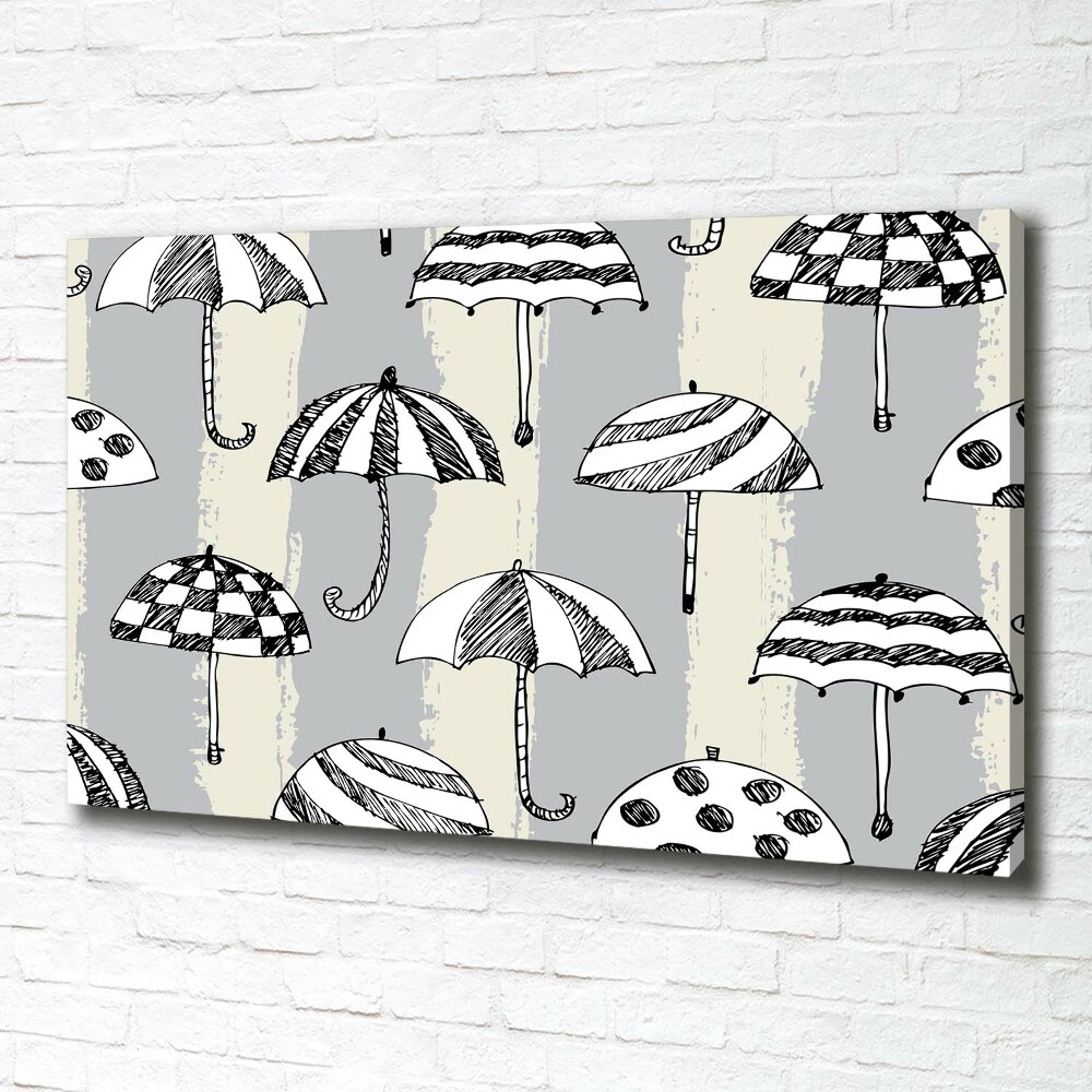 Canvas wall art Umbrellas