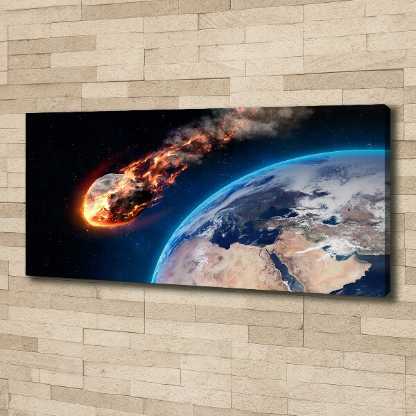 Canvas wall art Falling meteor