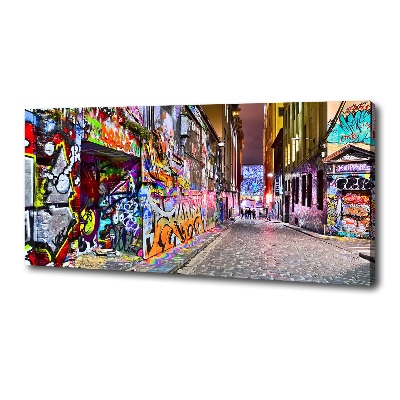 Canvas wall art Colorful graffiti