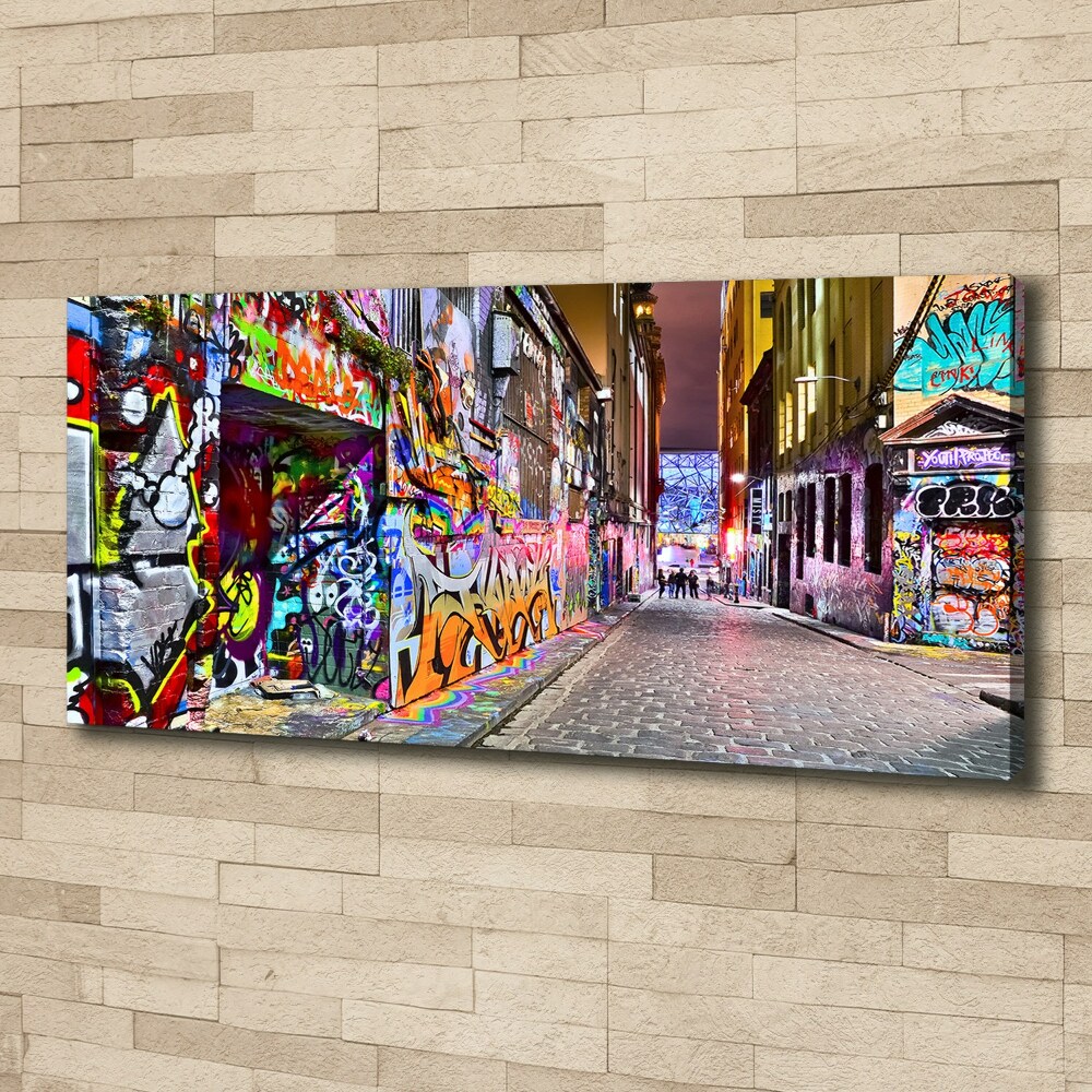 Canvas wall art Colorful graffiti