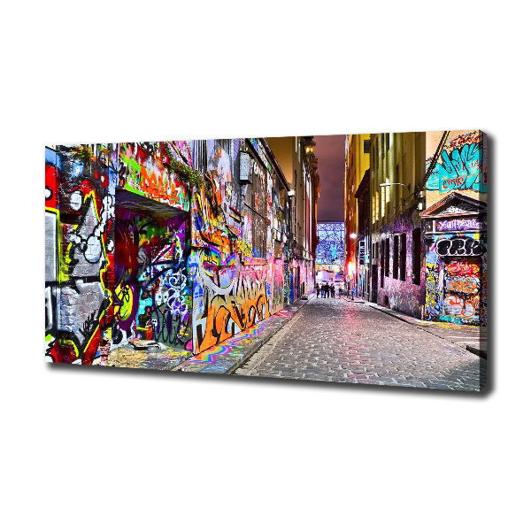 Canvas wall art Colorful graffiti