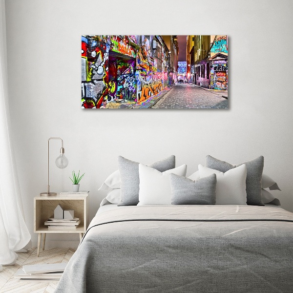 Canvas wall art Colorful graffiti