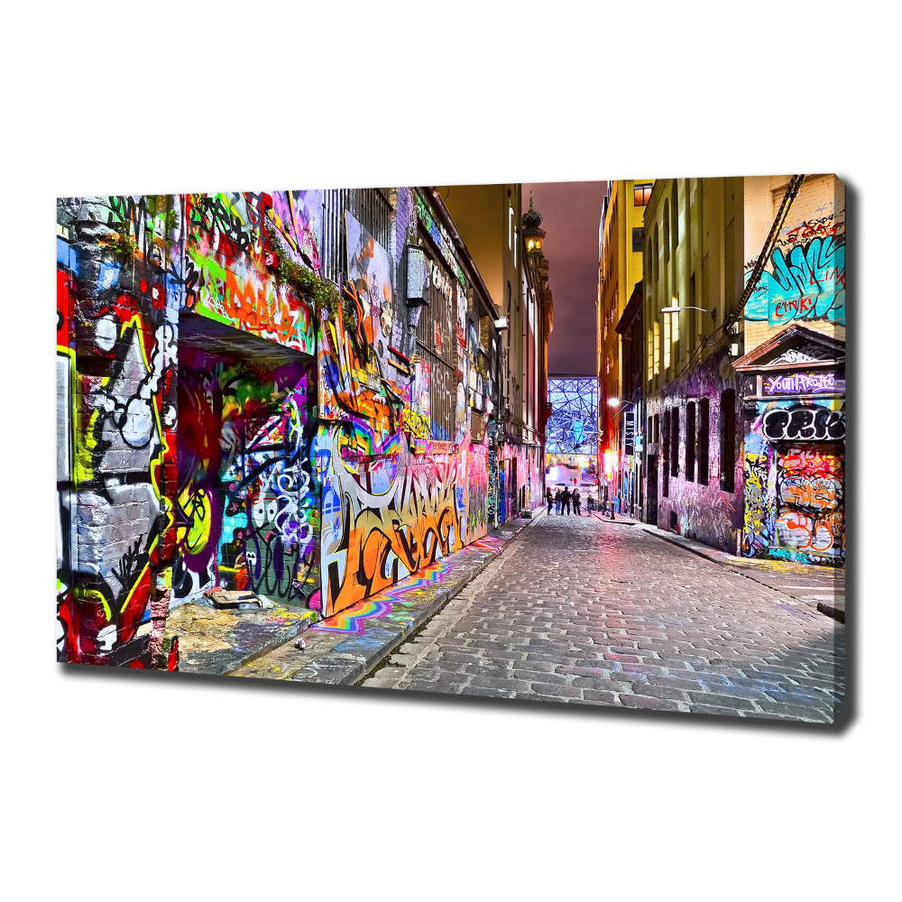 Canvas wall art Colorful graffiti