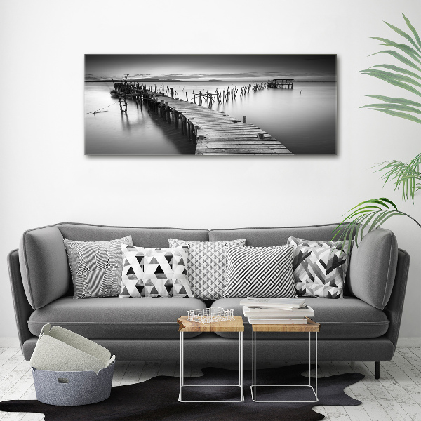 Canvas wall art Wooden pier