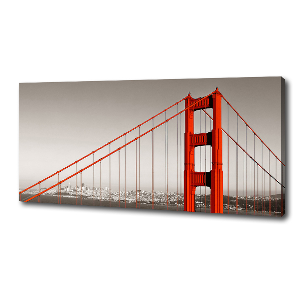 Canvas wall art San Francisco bridge