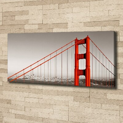 Canvas wall art San Francisco bridge