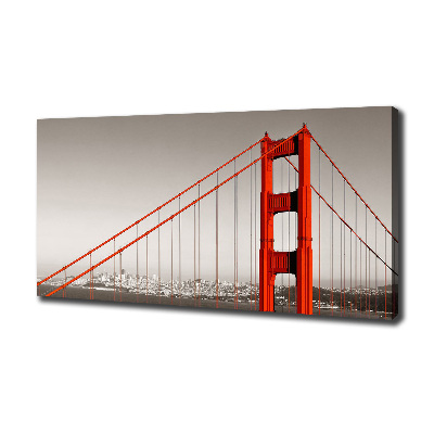 Canvas wall art San Francisco bridge