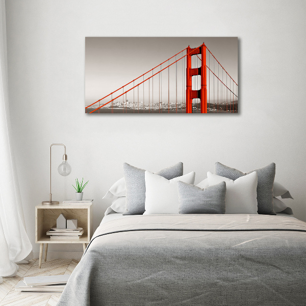 Canvas wall art San Francisco bridge