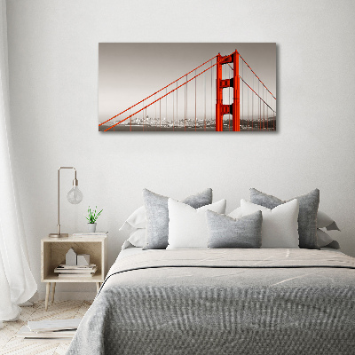 Canvas wall art San Francisco bridge