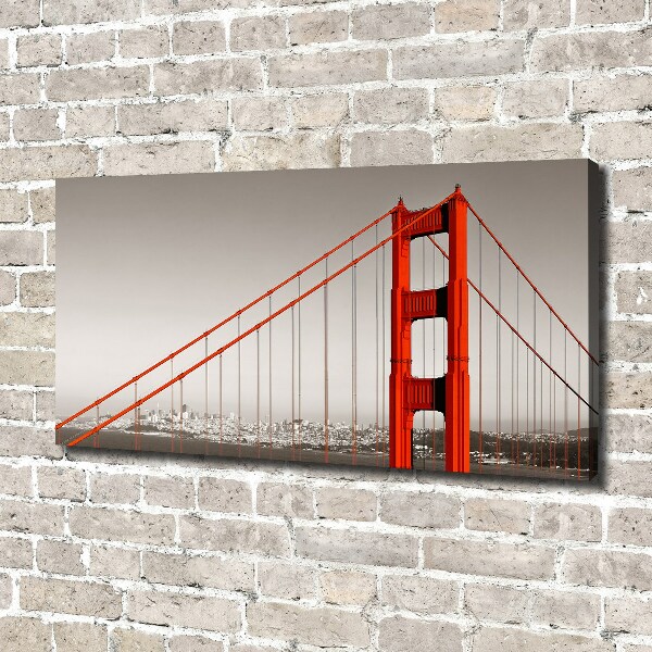 Canvas wall art San Francisco bridge