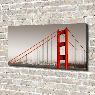 Canvas wall art San Francisco bridge