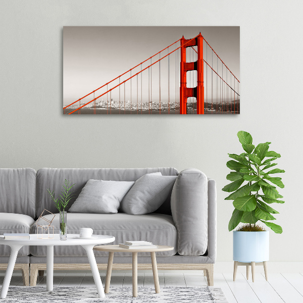 Canvas wall art San Francisco bridge