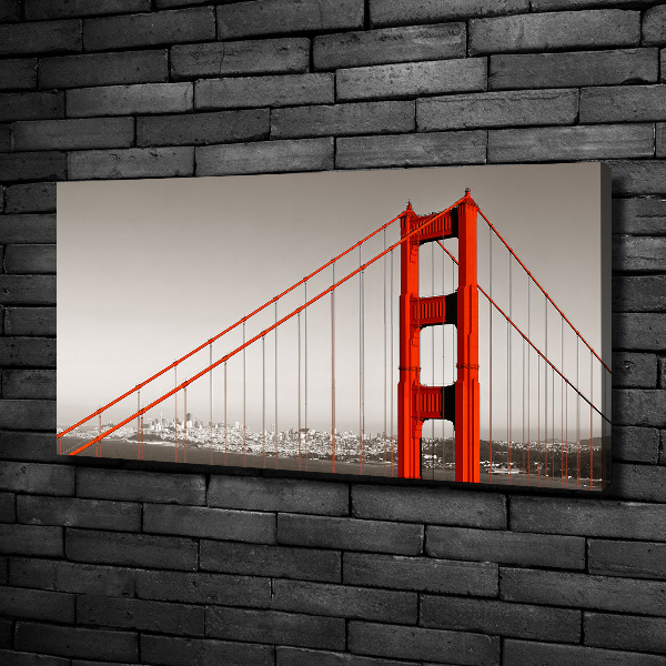 Canvas wall art San Francisco bridge