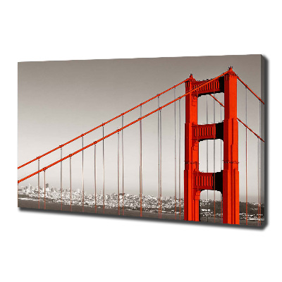 Canvas wall art San Francisco bridge